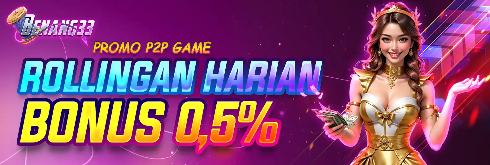 BONUS ROLLINGAN P2PGAME